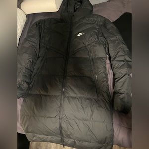 Woman’s Nike Long Puffer Coat- Small